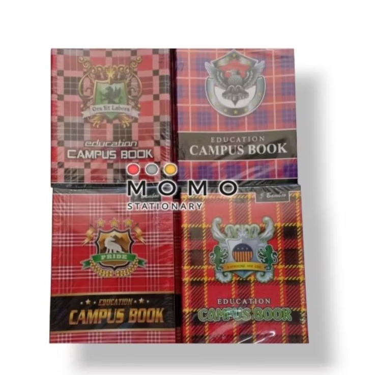 

buku tulis sekolah boxy bamboo 50 s / campus book panjang 50 lembar ( 1 pak)