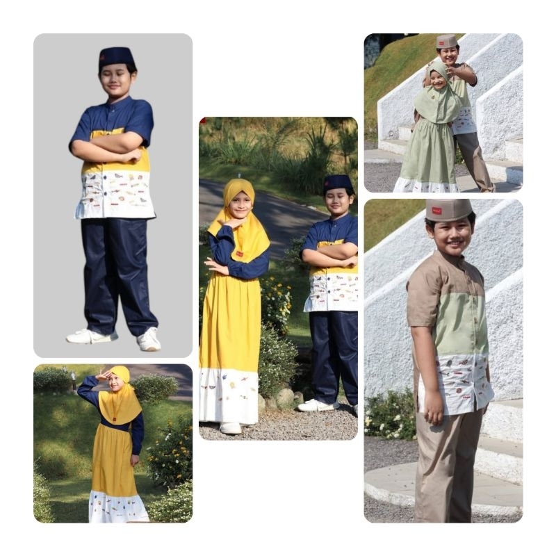 Busana Muslim Anak Dannis Couple