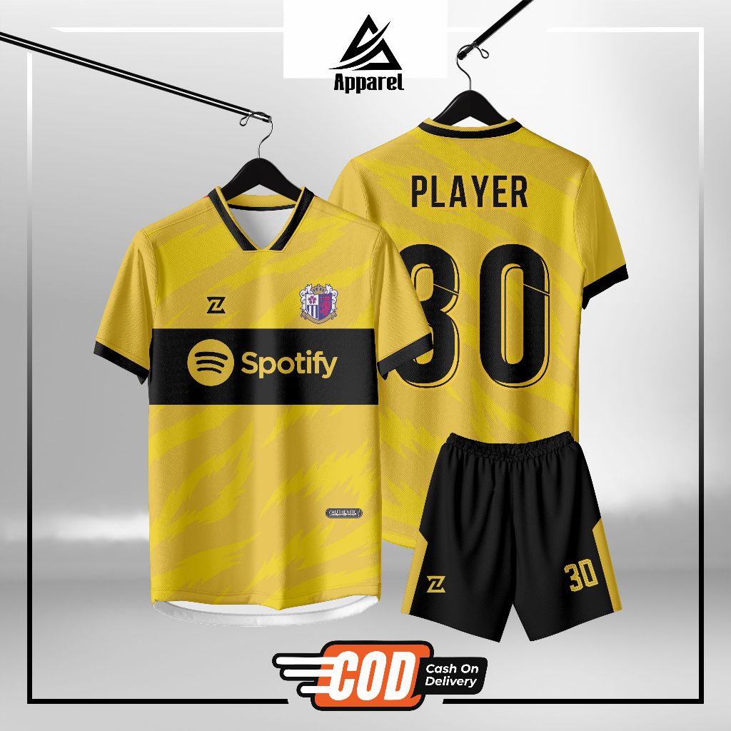 Jersey Printing Jersey Futsal Jersey Volly Jersey Bola custom Kuning