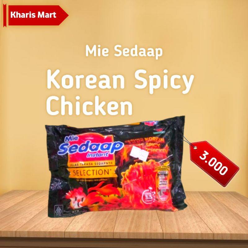 

Mie Sedaap Korean Spicy Chiken