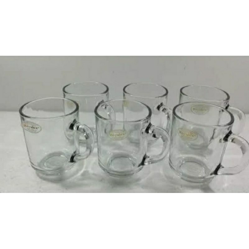 Gelas kopi Royalex isi 6 pcs