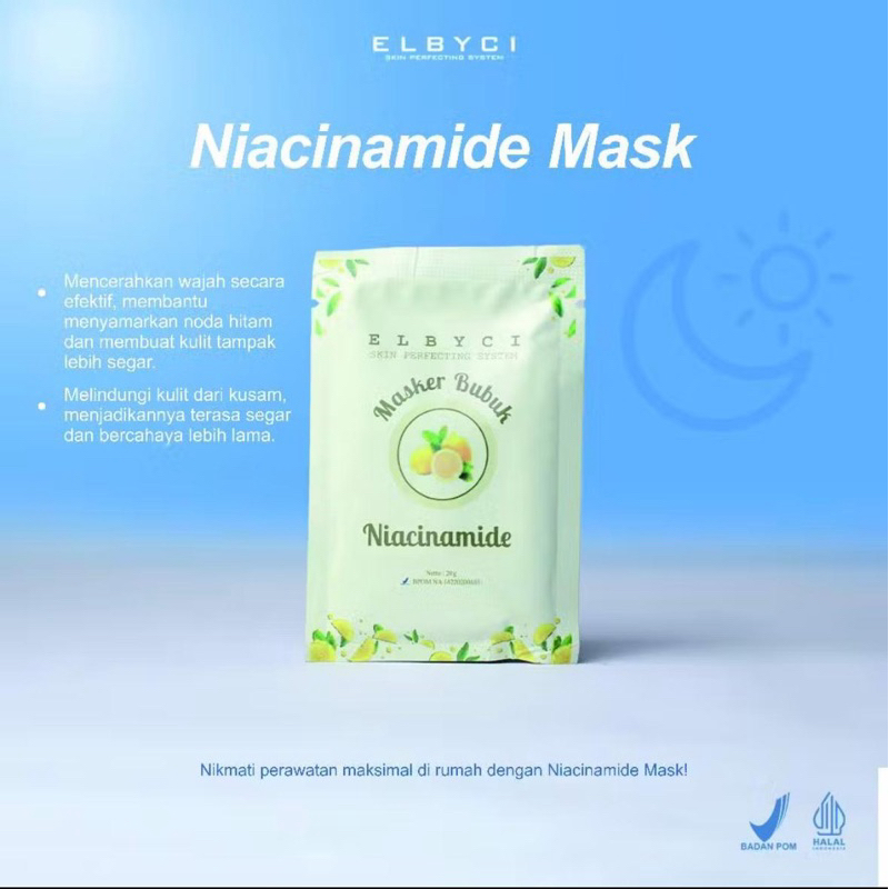 MASKER BUBUK NIACINAMIDE