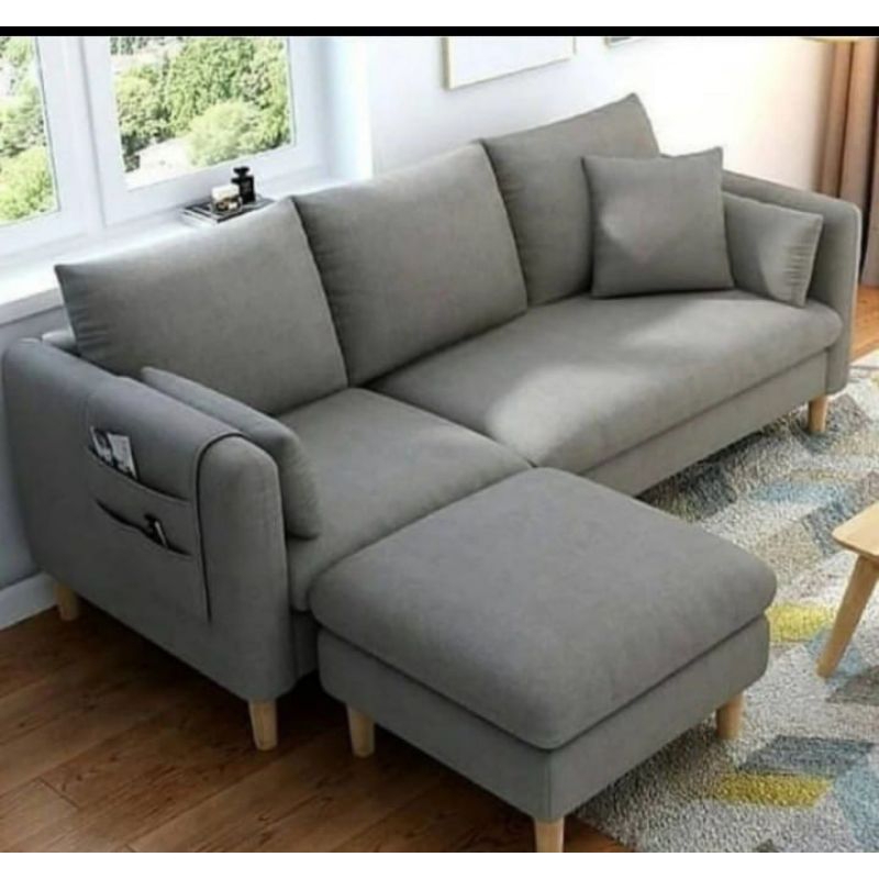 KURSI L PUTUS SOFA MURAH SOFA MINIMALIS SOFA RUANG TAMU KURSI MURAH KURSI MINIMALIS