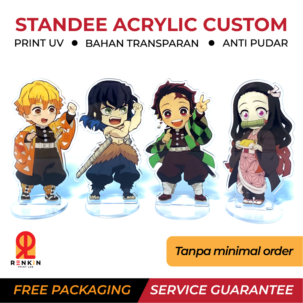 Standee Akrilik Custom | Custom Acrylic Standee