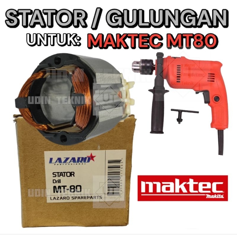 STATOR MAKTEC MT80 BANTALAN MESIN BOR TANGAN MAKTEC MT 80 MT80B LAZARO
