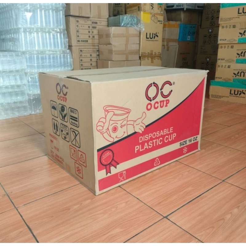 GELAS PLASTIK OC CUP 22 OZ / 7 GRAM / 1 DUS 1000 PCS / CUP OC CUP / 7 GRAM / 22 OZ / 1 DUS ISI 1000 