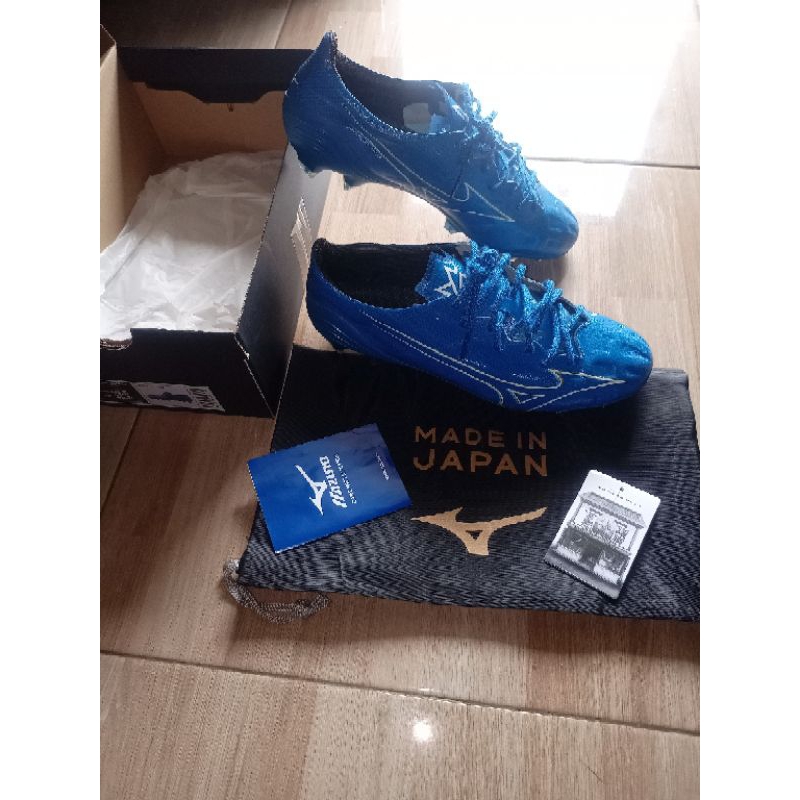 sepatu bola second Mizuno alpha mij elite  fg 40,5