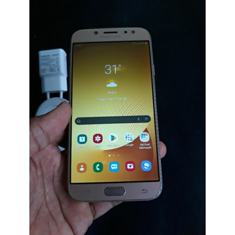 Samsung Galaxy J7 Pro Fullset Charger Original Headset