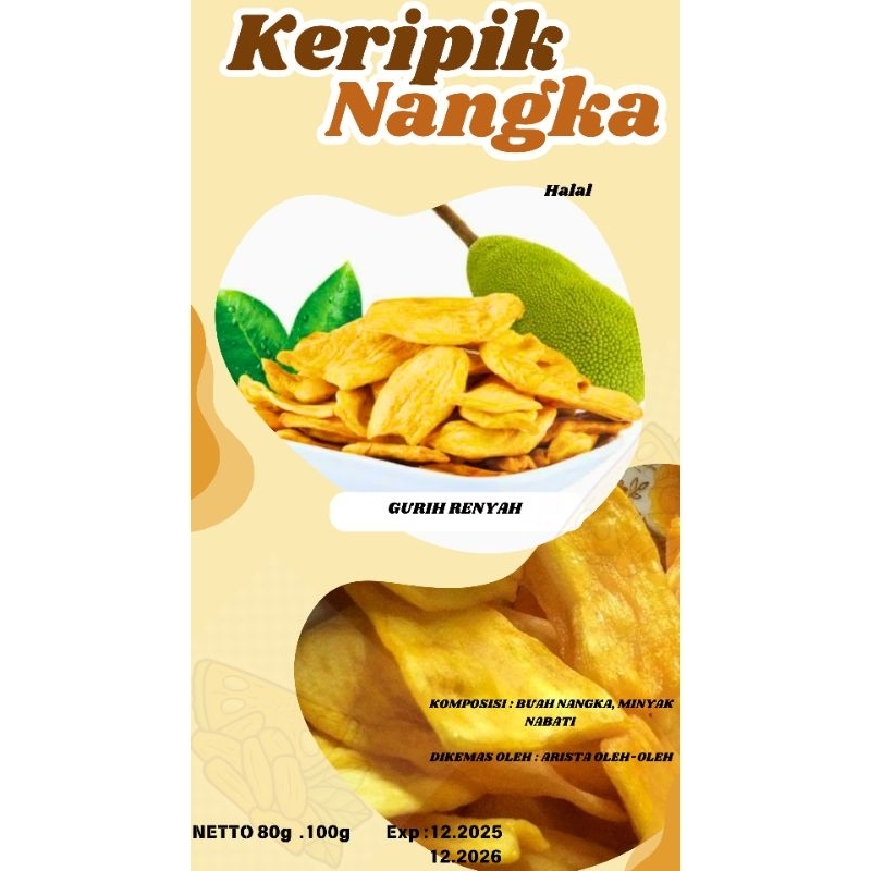 

Keripik Nangka Halal Gurih Renuah