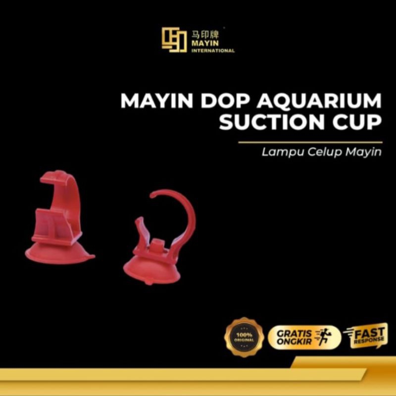 Mayin Dop Aquarium Suction Cup Lampu Celup