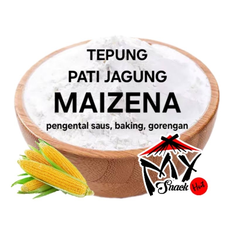 

TEPUNG MAIZENA 100GR BUBUK PATI BIJI JAGUNG CORN STARCH PENGENTAL PUTIH MAIZE KUE FLOUR POWDER KOREA