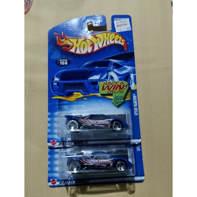 hot wheels blue card