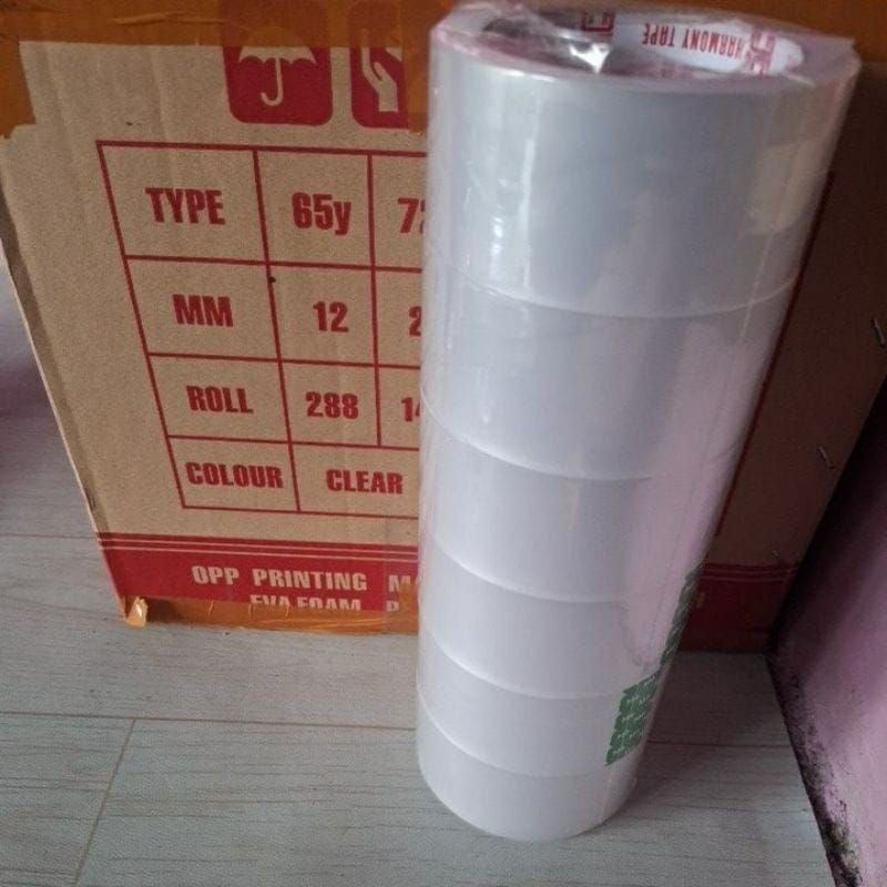 

solasi/lakban putih 45 mm100 yard per slop