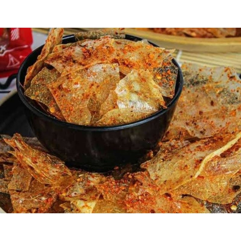 

paket 5 pcs Makanan Ringan Kripik Kaca Pedas Berkualitas Tinggi - Kripca, Cemilan, Snack, Kering, Food, Keripik, Crispy