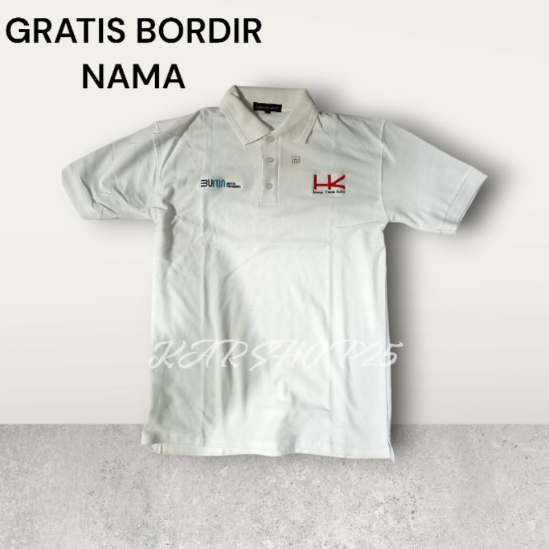 KAOS HUTAMA KARYA KAOS BUMN HK INOVASI UNTUK SOLUSI KAOS KERAH HUTAMA KARYA LENGAN PENDEK
