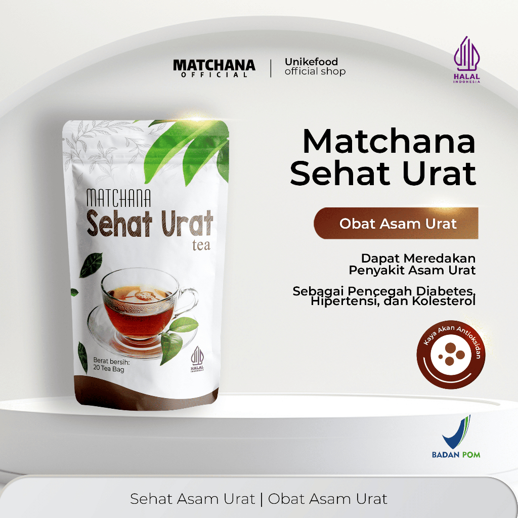 

Teh Asam Urat Nyeri Sendi Lutut Kesemutan Dan Kolestrol TInggi Matchana Tea