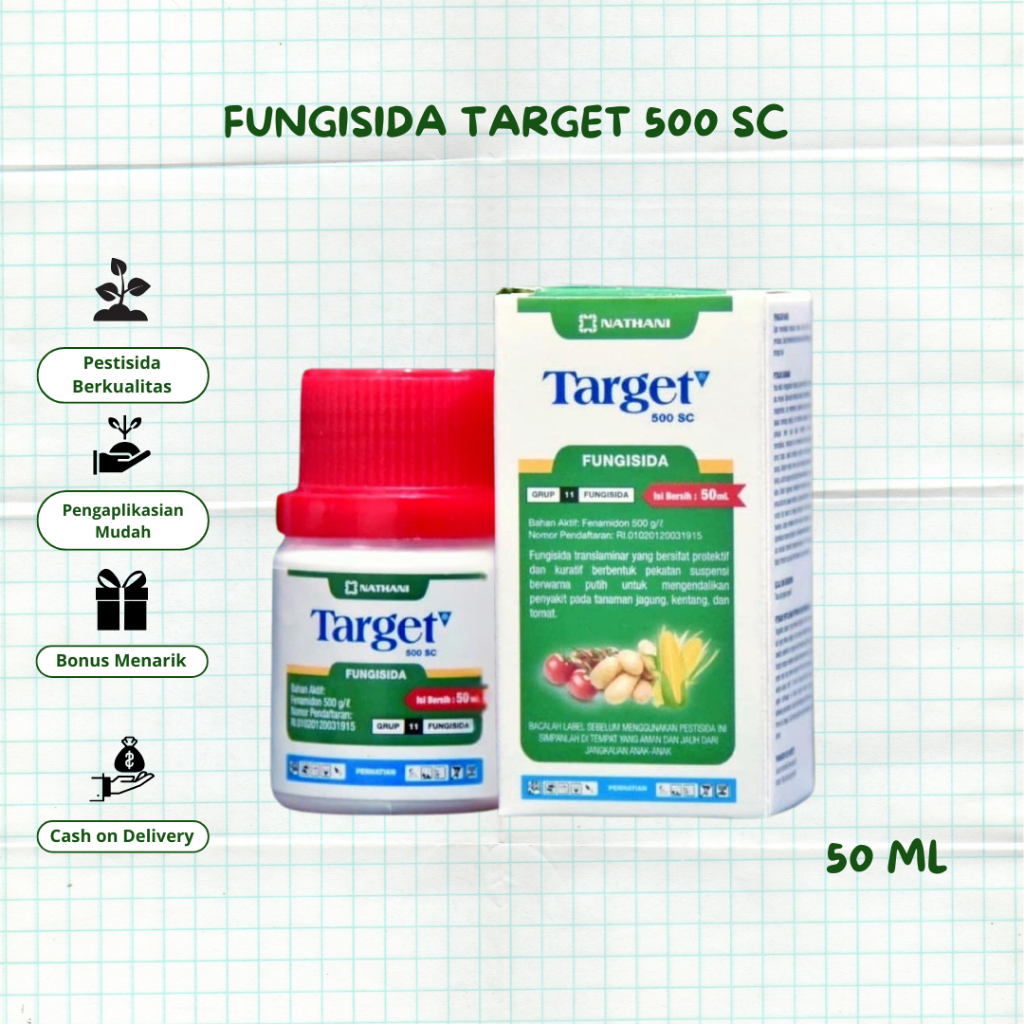 Target, Fungisida 500sc isi 50ml