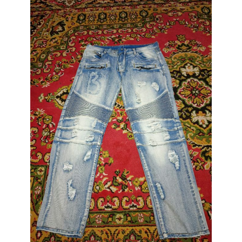 Celana second brand Balmain Paris