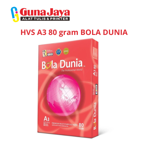 

HVS A3 80 gram BOLA DUNIA