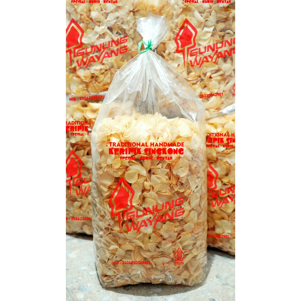 

KERIPIK SINGKONG TRADITIONAL HOME-MADE FRESH GUARANTEE 5KG (GROSIR)