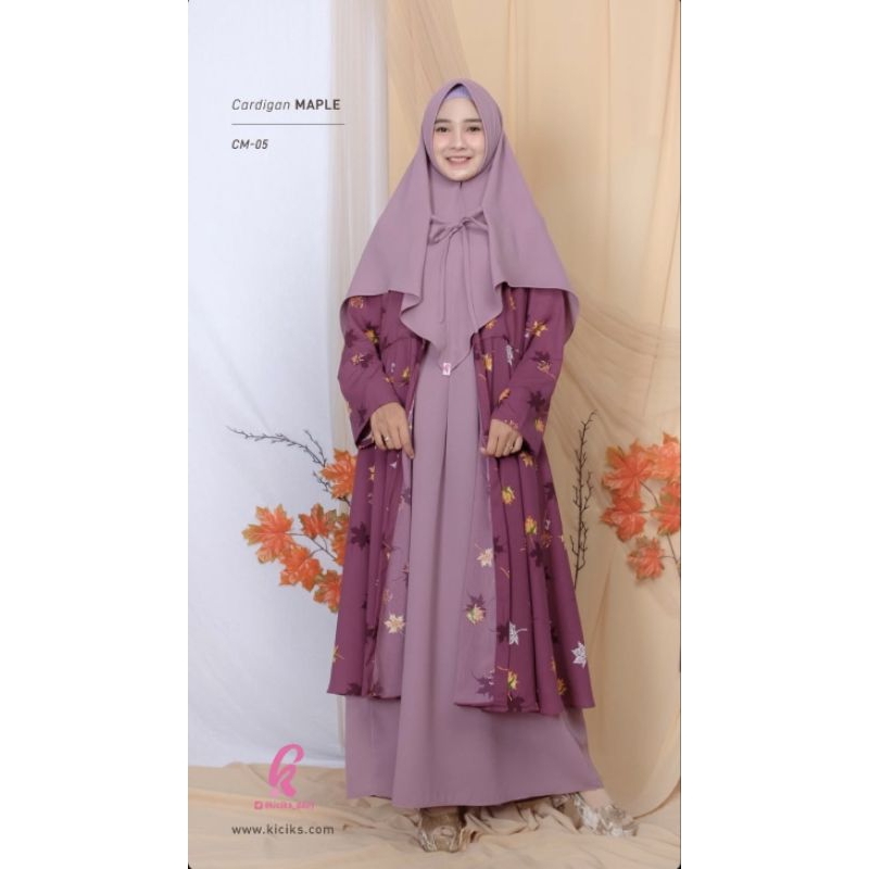 Preloved Cardigan Maple by KICIKS MUSLIMAH
