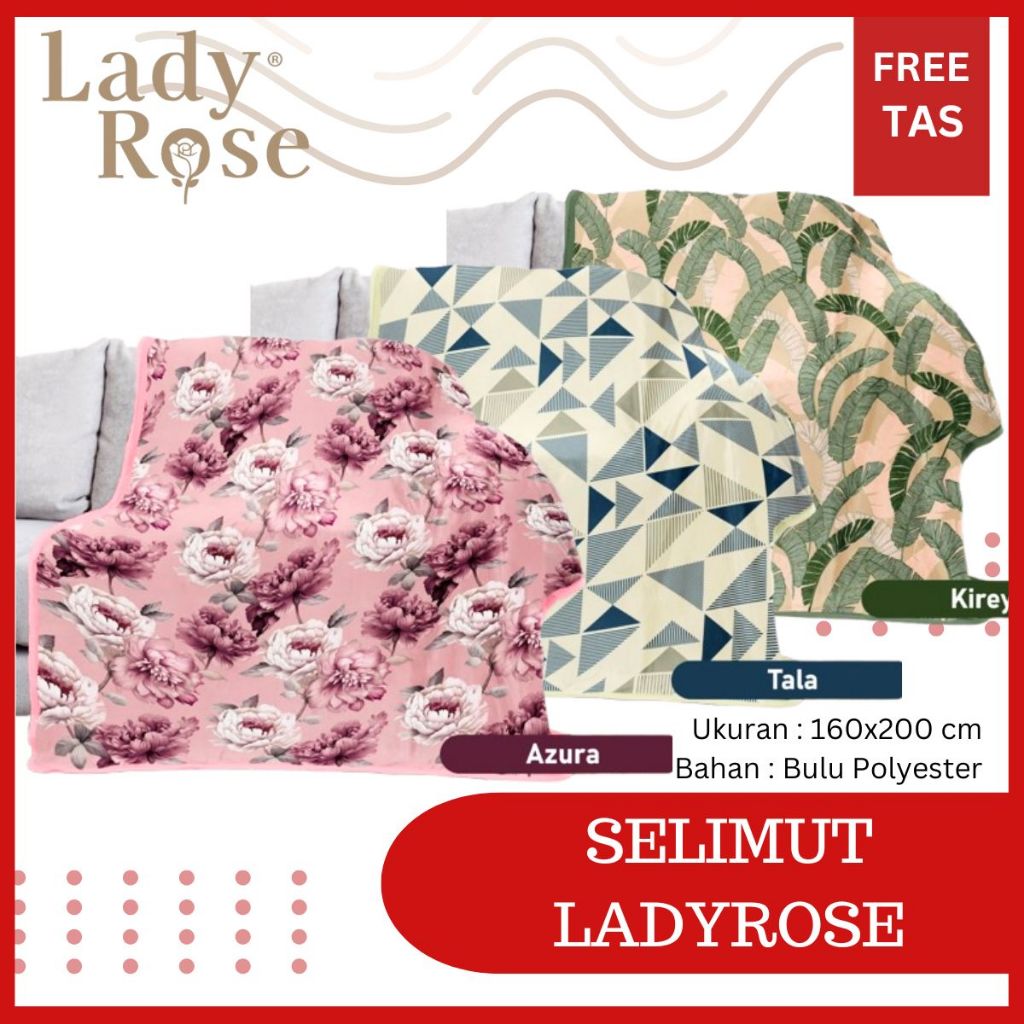 RC Lady Rose Selimut Bulu Ukuran Jumbo 160x200 By Internal Group