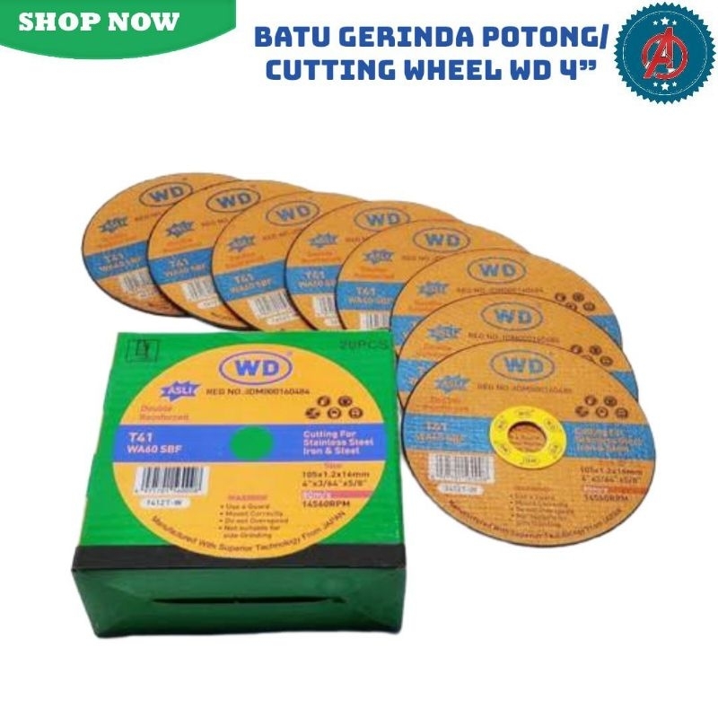 WD Batu Gerinda Poles WD Batu Slep 4 Inch - Gerinda Poles WD 4 Inch.