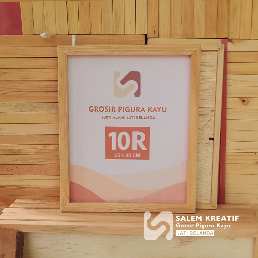 Bingkai Kayu 10R 25 x 30 CM / Frame Kayu Pigura Kayu