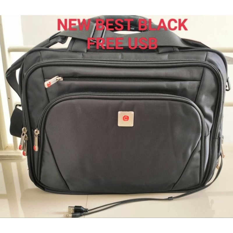 TAS KANTOR FOLIO POLO LAPTOP 16 INCH POLO CLASSIC BRIEFCASE USB POLO CLASSIC 3IN1 MULTIFUNGSI POLO A