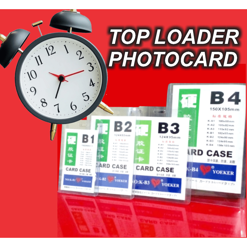 

Toploader Photocard Top Loader Foto Card NameTage id card Case Mika B1 B2 B3 B4