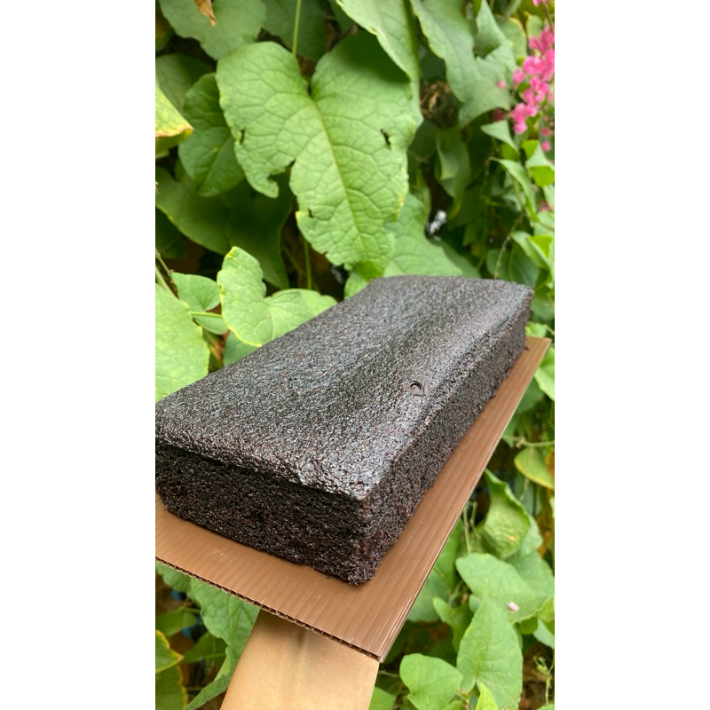 

Brownies kukus ketan hitam