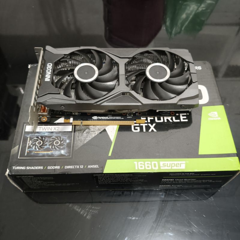 VGA GTX 1660 SUPER 6GB DDR6 INNO3D LENGKAP BOX