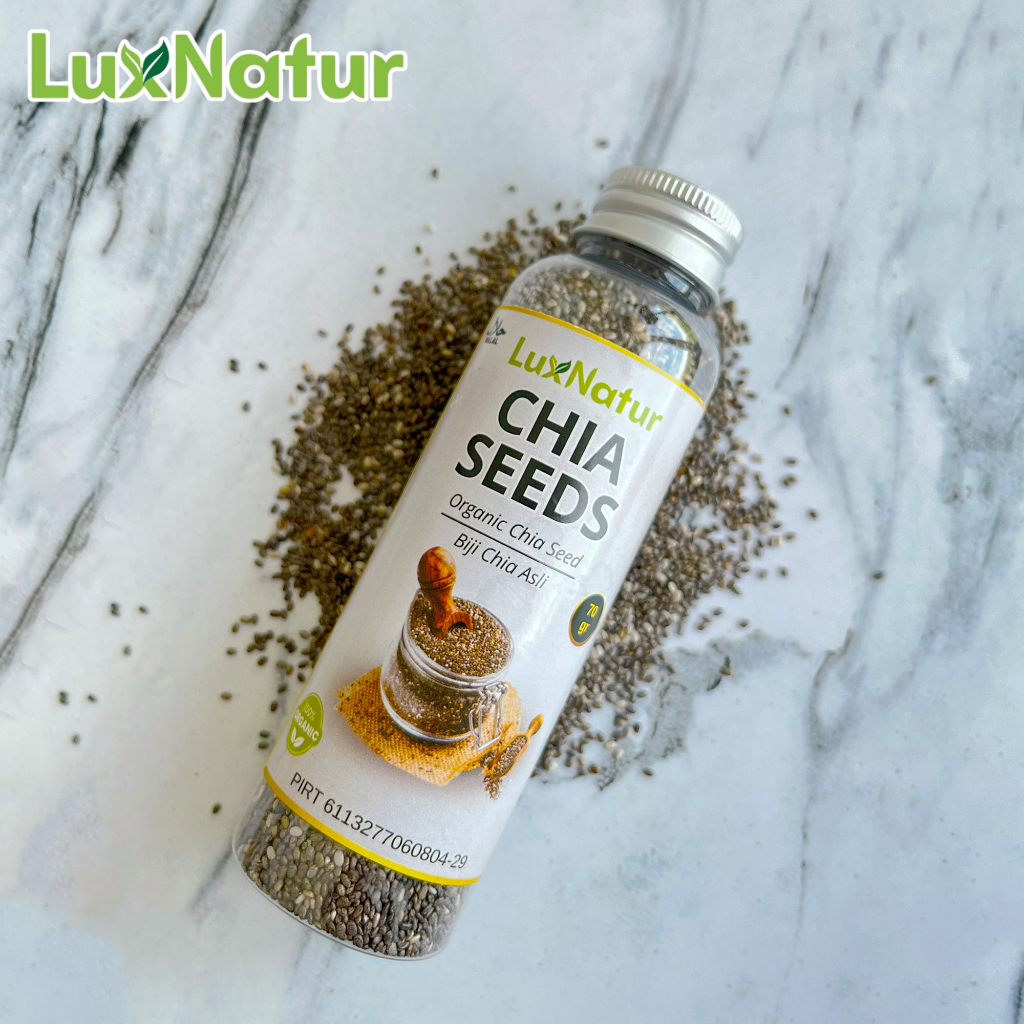 

CHIA SEED ORGANIK PREMIUM QUALITY DIET ORIGINAL BIJI CHIA LUXNATUR
