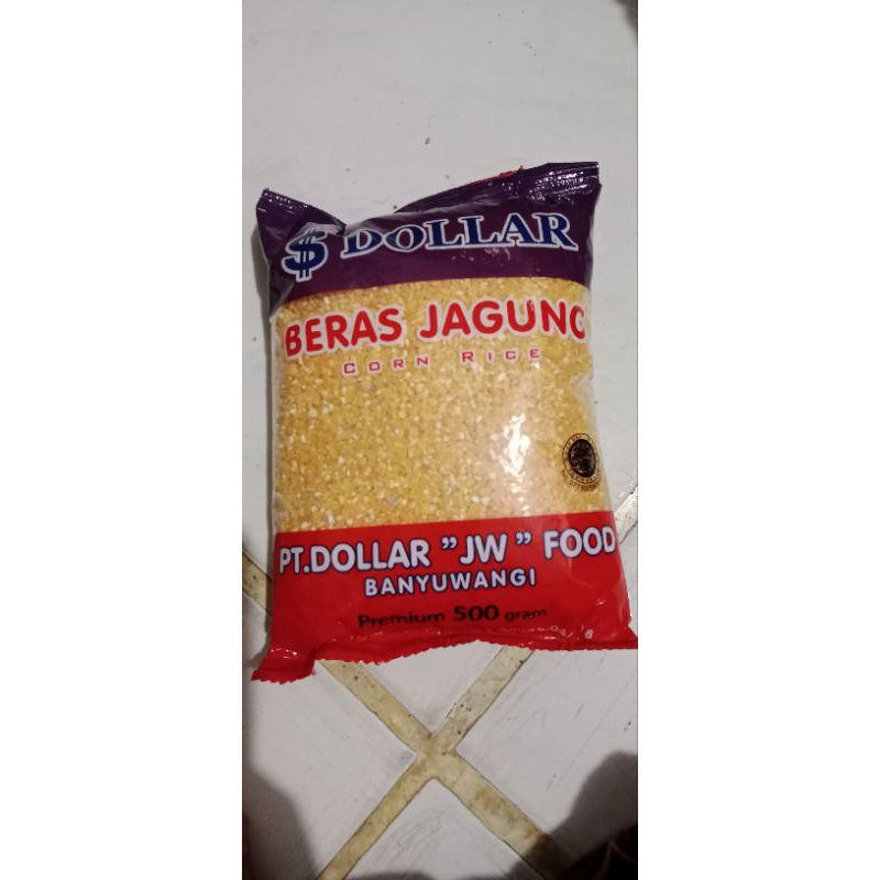 

Beras jagung Dollar kemasan 500gr Dapat 5Bungkus