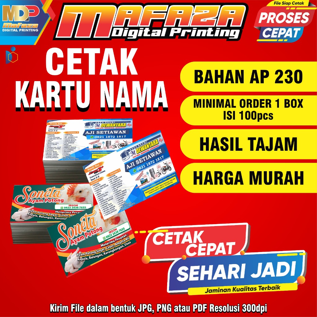 

Cetak Kartu Nama murah