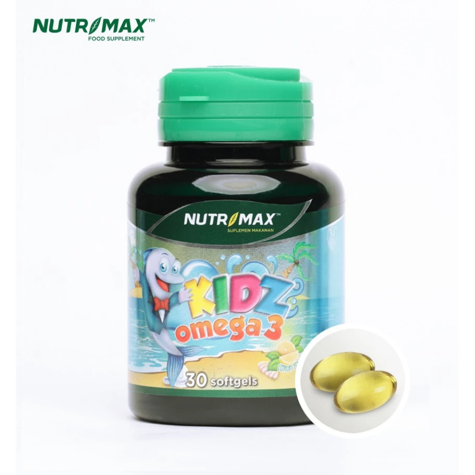 Nutrimax Kidz Omega 3 30 Softgel Suplemen Minyak Ikan Anak Untuk Nutrisi Otak Tbk