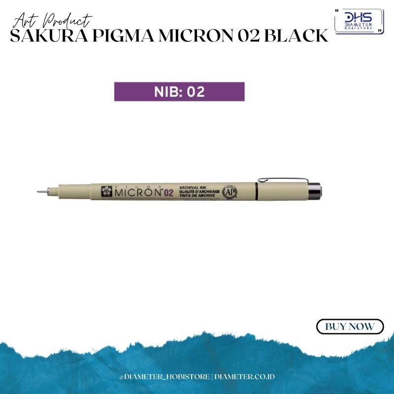 

Sakura Pigma Micron 02 Black