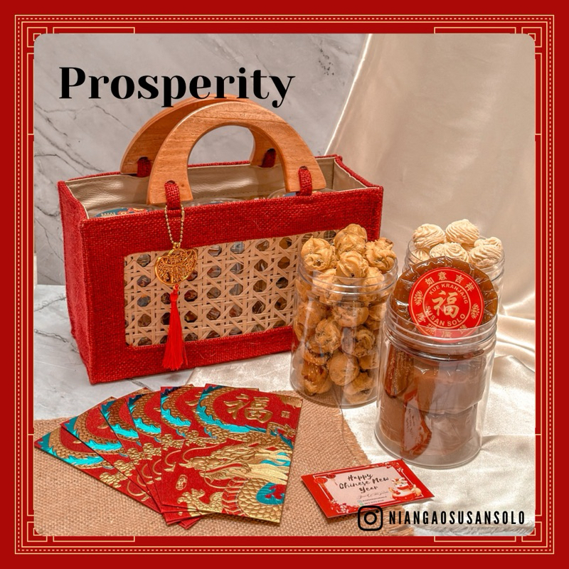 

Prosperity | Kue Keranjang Asli 100% Cap Susan Solo Hampers Imlek Nian Gao Tiam Pan Kue Cina Kue China Hampers Chinese New Year Kue Keranjang Coklat Kue Keranjang Durian Cookies