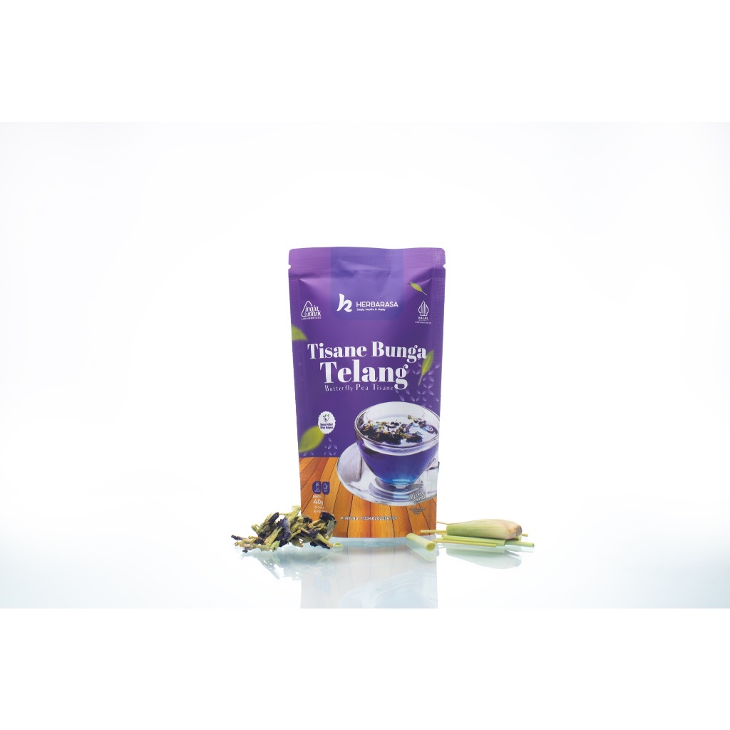 

Minuman Tisane Bunga Telang Herbarasa Pouch