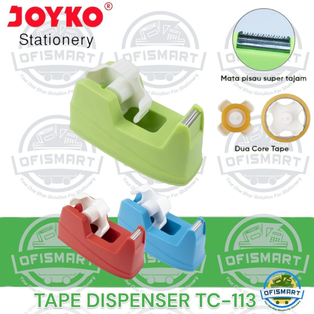 

Joyko Tape Cutter Dispenser Pemotong Pita Perekat TC-113 @ 1 PCs