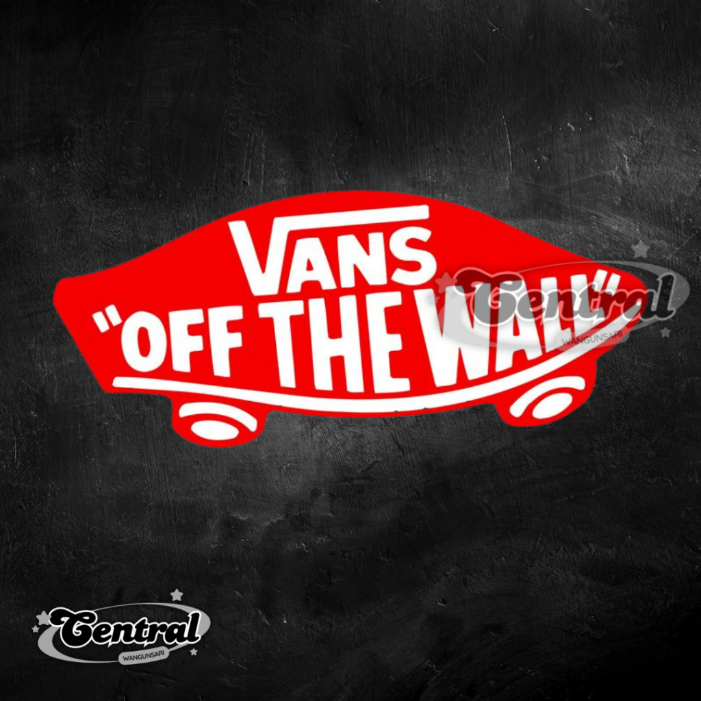 

Stiker VANS OFF THE WALL Aesthetic Laptop Brand Tumblr Helm Laptop Case Sticker Case