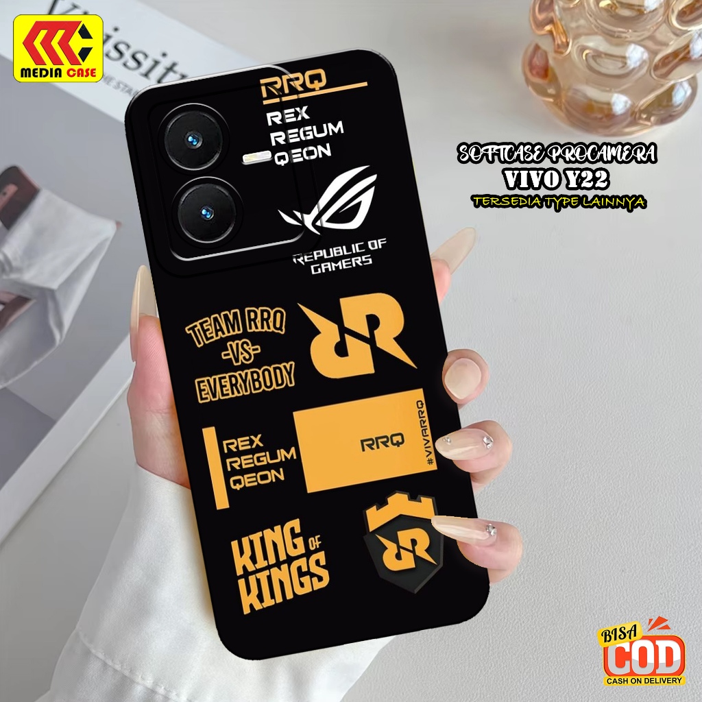 Case Hp VIVO Y22 Terbaru - Motif Case Gamers - Kesing VIVO Y22 - Softcase Hp VIVO Y22 - Kesing Hp - 