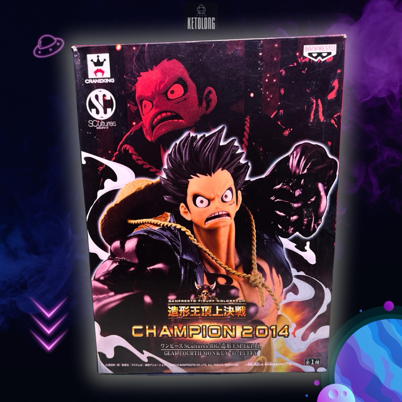 One Piece Monkey D. Luffy Gear Fourth Figure DXF SC SCultures Champion 2014 Original