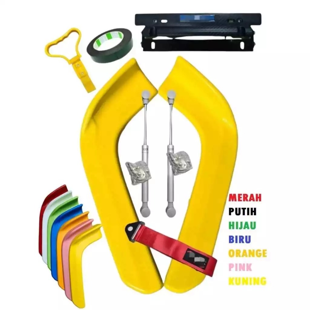 Winglet Lips Bumper Depan Warna Winglet Mobil Depan Universal Warna Paket Lengkap VARIASI WINGLET