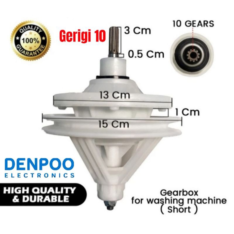 gearbox gerbok mesin cuci denpoo DW 8901 DW8907 mesin cuci denpoo 2 tabung