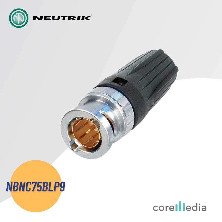 Neutrik NBNC75BLP9 rearTWIST BNC Cable Connector