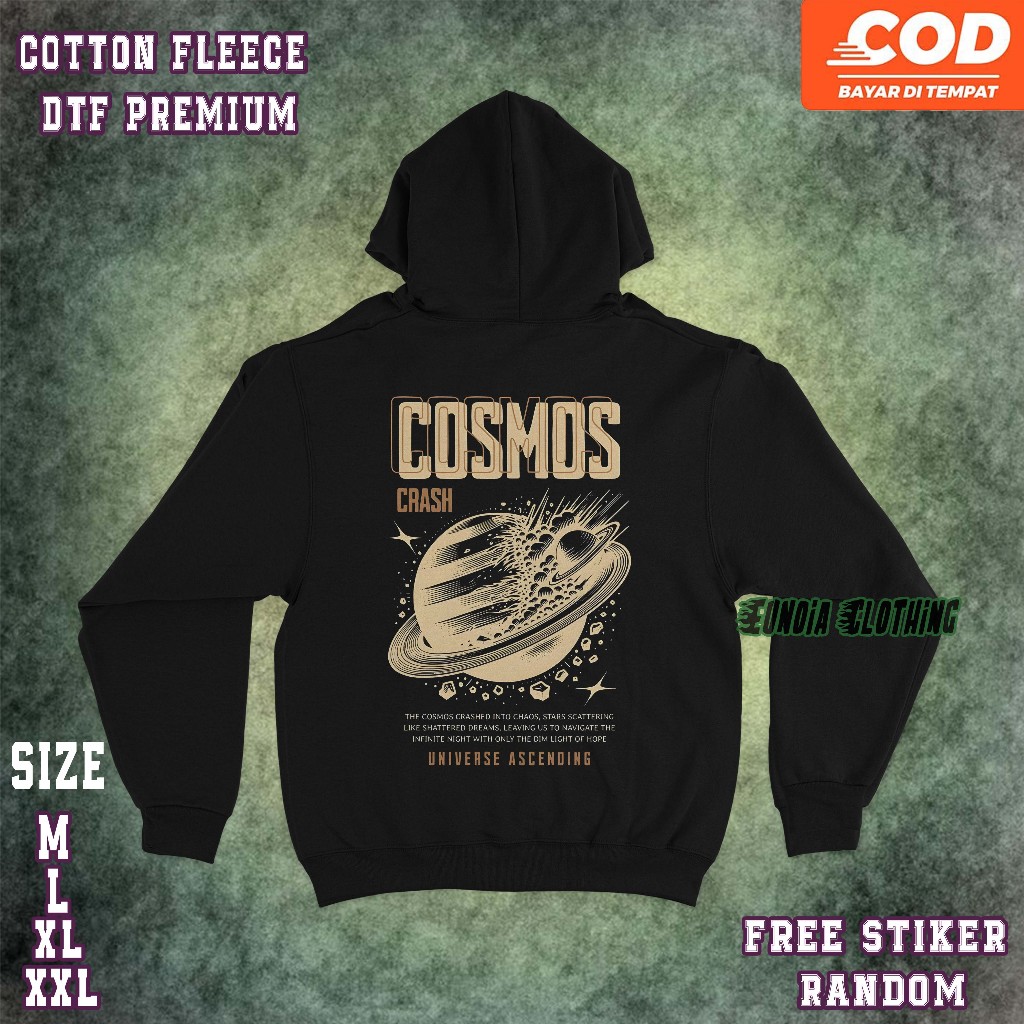 Jacket Hoodie Eunoia Cosmos - Hoodie Pullover - Hoodie Space - Sweater Hoodie Premium - Free Sticker
