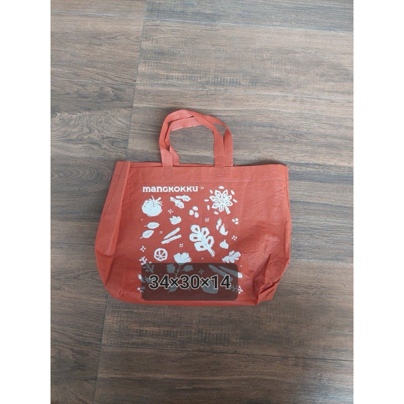 MANGKOKKU Tote Bag Totebag Shopping Bag Spunbond Bag Eco Bag Reuseable Bag Goodie Bag Go Green Tas B