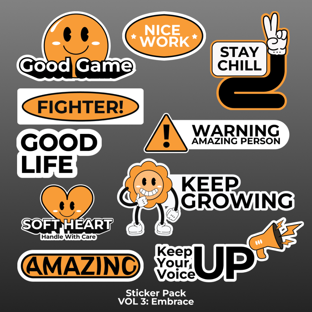 

STICKER PACK RETRO ISI 10 PCS | STICKER HELM | STICKER LAPTOP VOL3