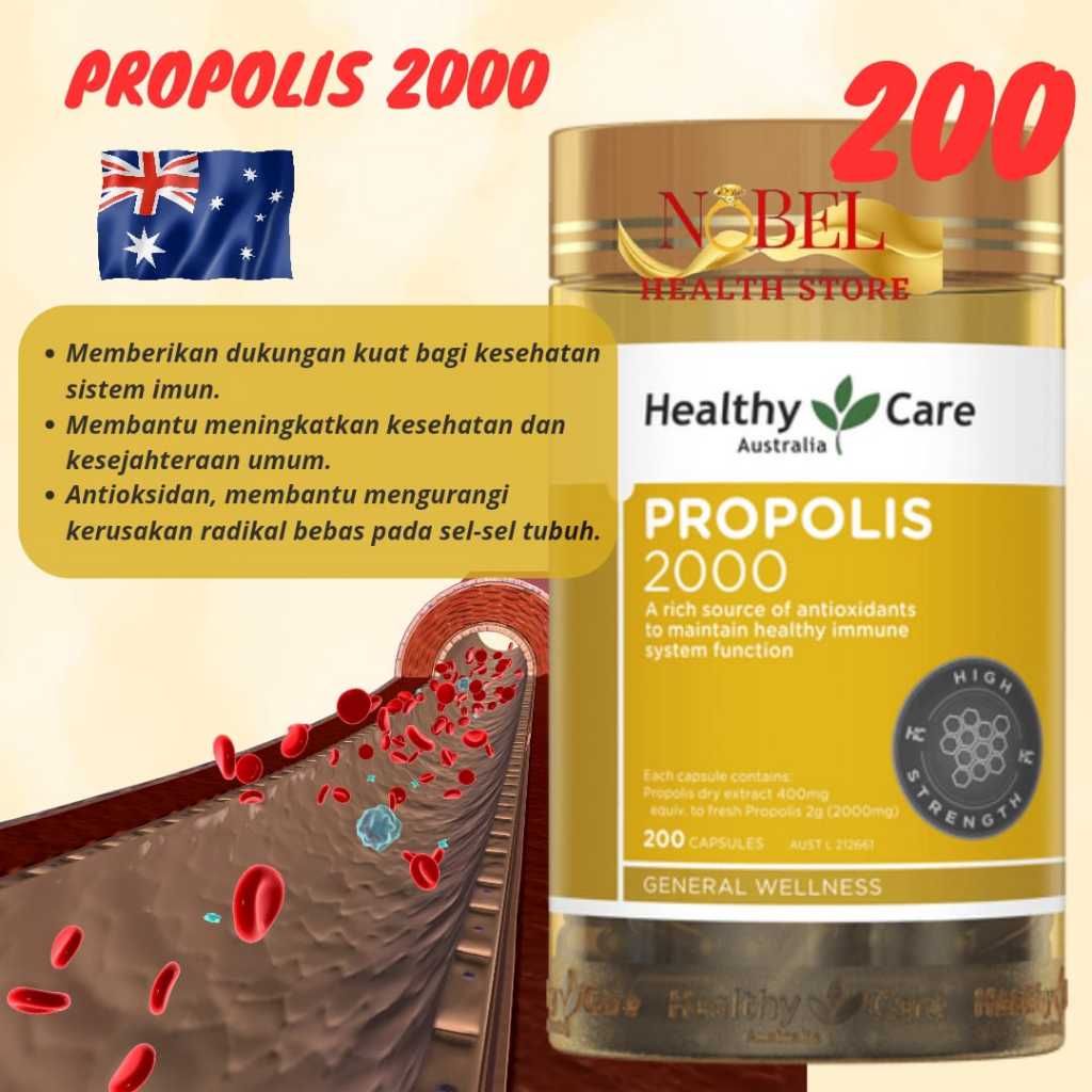 Healthy Care Propolis 2000mg 200 Capsules